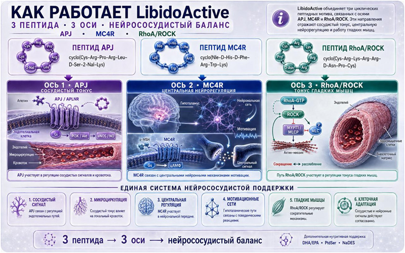Как работает LibidoActive - функциональный пептидный комплекс для поддержки либидо