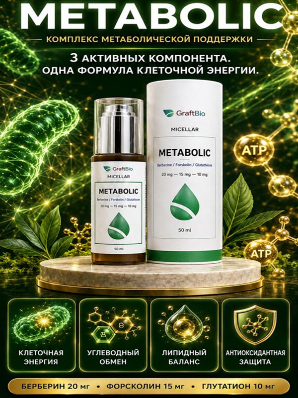 METABOLIC функциональный мицеллярный комплекс метаболической поддержки, 50 мл
