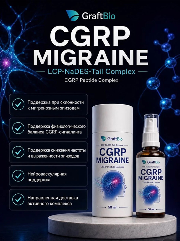 Функциональный CGRP-модулирующий липоциклопептидный комплекс GraftBio CGRP Migraine