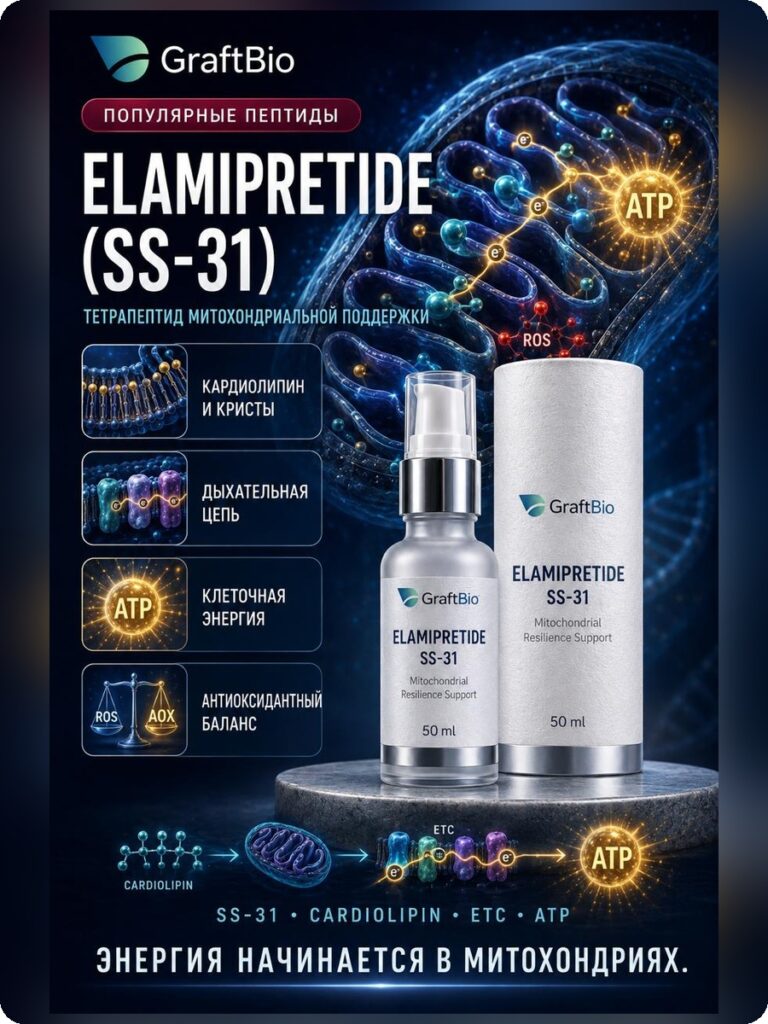 Elamipretide - пептидный комплекс аминокислот, 50 мл - карточка каталога