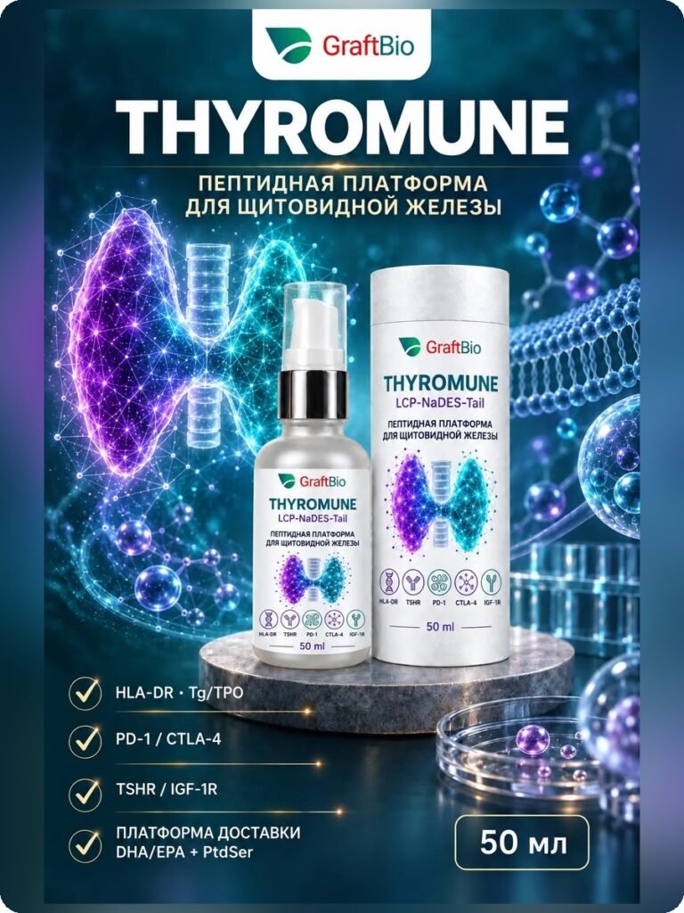 THYROMUNE - пептидный комплекс для поддержки щитовидной железы и иммунного баланса, 50 мл - карточка каталога